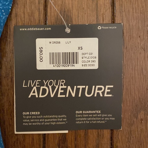 NWT Eddie Bauer Travex Lily Dress - Picture 3 of 6